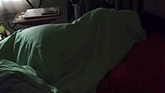 Pervy husband sneaks in to secretly film chubby Mexican milf wife