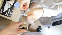 hey nurse, grabbing that semen sample got intense quick