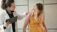 i dress blonde doll charlie forde then casey calvert licks her wet