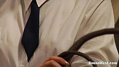 can this busty slave handle mistress's pussy cleaning domination?