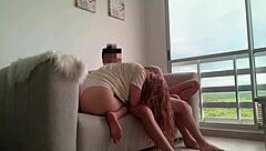 Best friend and stepsis share my cock during movie night