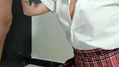 real colombian milf virgin sucks cock in amateur casting interview pov after chatting