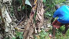 damn this plantain sex in the garden feels wild and slippery