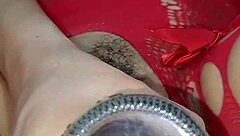 my wet pussy squirts hard on coca cola bottle creamy orgasm