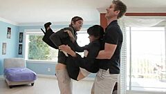 dana vespoli returns eager for intense threesome pounding with two guys