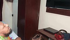 Stepmom devours latina virgin pussy bent over wet