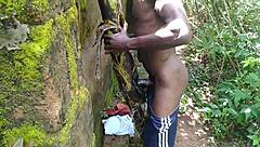 damn this plantain sex in the garden feels wild and slippery