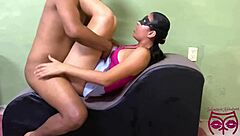 This horny mexican couple bangs passionately on the sofa pulling off full kamasutra positions while she's super submissive