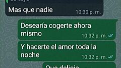 enviaste esas fotos calientes por whatsapp y ahora tu novia latina te da sentones en su gran culo