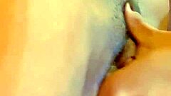 picture this latina milf in shorts jeans squirting her shaved pussy on your cock pov