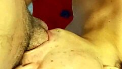 she rips clothes for sporty pussy squirt drenching calvin klein pants wet