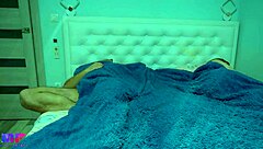 Stepdaughter sneaks in and finally rides stepdad's cock hard