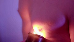 prurient lady pegs guy's ass rough then milks his cum explosion bondage femdom