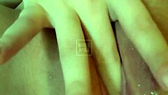 damn this big ass blonde princess plays with her pink pussy up close