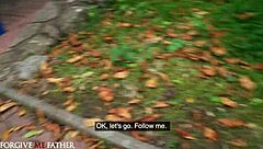 Babysitter Confesses Big Tits Sins While Preacher Watches