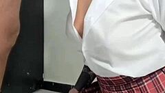 real colombian milf virgin sucks cock in amateur casting interview pov after chatting