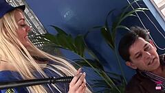 three police cosplay sluts... we take turns ridin that one fat cock deepthroat style!