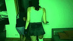 perverted naughty man shows up in dorm to roughly fuck submissive ebony girlfriend