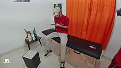 Massive cock masseuse pounds client's big ass she craves more!