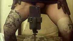 i crave maria's black nylon pantyhose and high heels on my cock