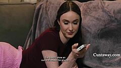 Busty Nanny Ryan Keely Punishes Hazel Moore's Cunt with Spanking Rimjobs and Squirting Orgasms