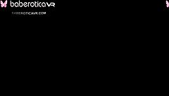 vanessa decker fingers her trimmed pussy outdoors in erotic vr solo masturbation scene