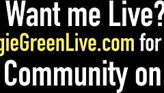 Busty Brunette Jelena Jensen Fingers Her Hot Hairy Pussy to Orgasm in Lingerie