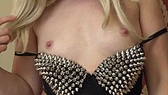 Blonde Short Skirt Flashes Panties Hairy Pussy Toilet Piss Fetish