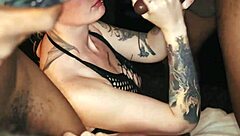 texas blowbang chaos as kat karma and miss homicyde gag on bbc deepthroats sloppy 😵‍💫💦