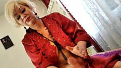 charming milf dances teasing her big natural tits then sucks and fucks monster cock 😍💦