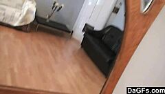 come closer, watch me grope these small tits in the mirror