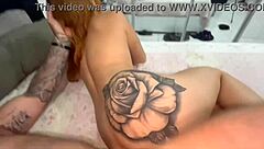 Brazilian slut housewife flashes tits while brazilian fucks wet pussy