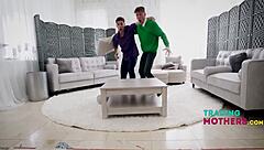 milfs take charge over submissive step sons in bold group play