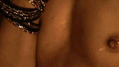 imagine this brunette indian stripping in erotic bollywood tease dance