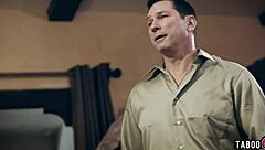 Lonely Milf Stepmom Yields Big Tits to Young Stepson's Hard Advances