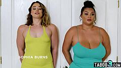 BBW Ebony MILF Ashlyn Peaks Licks Stranger Lesbian Pussy Raw