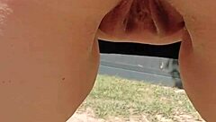 Mature Cougar Flashes Huge Pussy Lips In Secret Garden