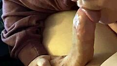 Is that your cock disappearing down her throat in POV?