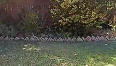 Mature Cougar Flashes Huge Pussy Lips In Secret Garden