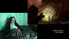 check out this bbw brunette with big naturals playing alan wake 2 naked