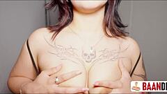 Jade whispers asmr about her juicy latina pussy toy fucking