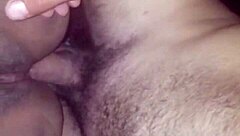 black bull eats latina gf's fat pussy lips before slamming monster cock anal deep