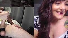 does this big booty mature crave small cock or that huge machine surprise pounding her?