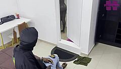 Big ebony ass joins for hardcore homemade pussy pounding full vid