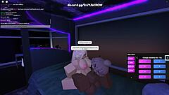 Blonde Roblox whore begs for your thick cock inside her now?