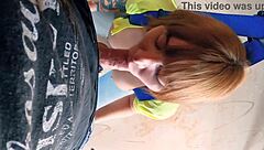 Hey, Scarlett Johnson turns total slut on construction site getting doggystyle pounded!