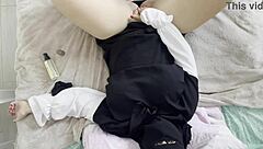 What if hijab hides Moroccan arab's big ass tits creampie pounding?