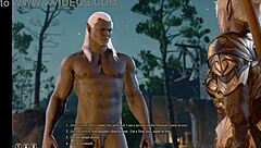 minthara's nude bg3 sex scene fantasy with monster penis seduction and boobs exposed