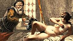 Vintage Hairy Pussy in Retro Erotic Display