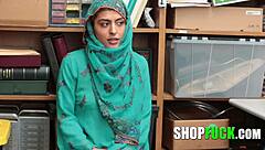 Corrupt cop tricks innocent Muslim teen into shop fuck after ripping clothes